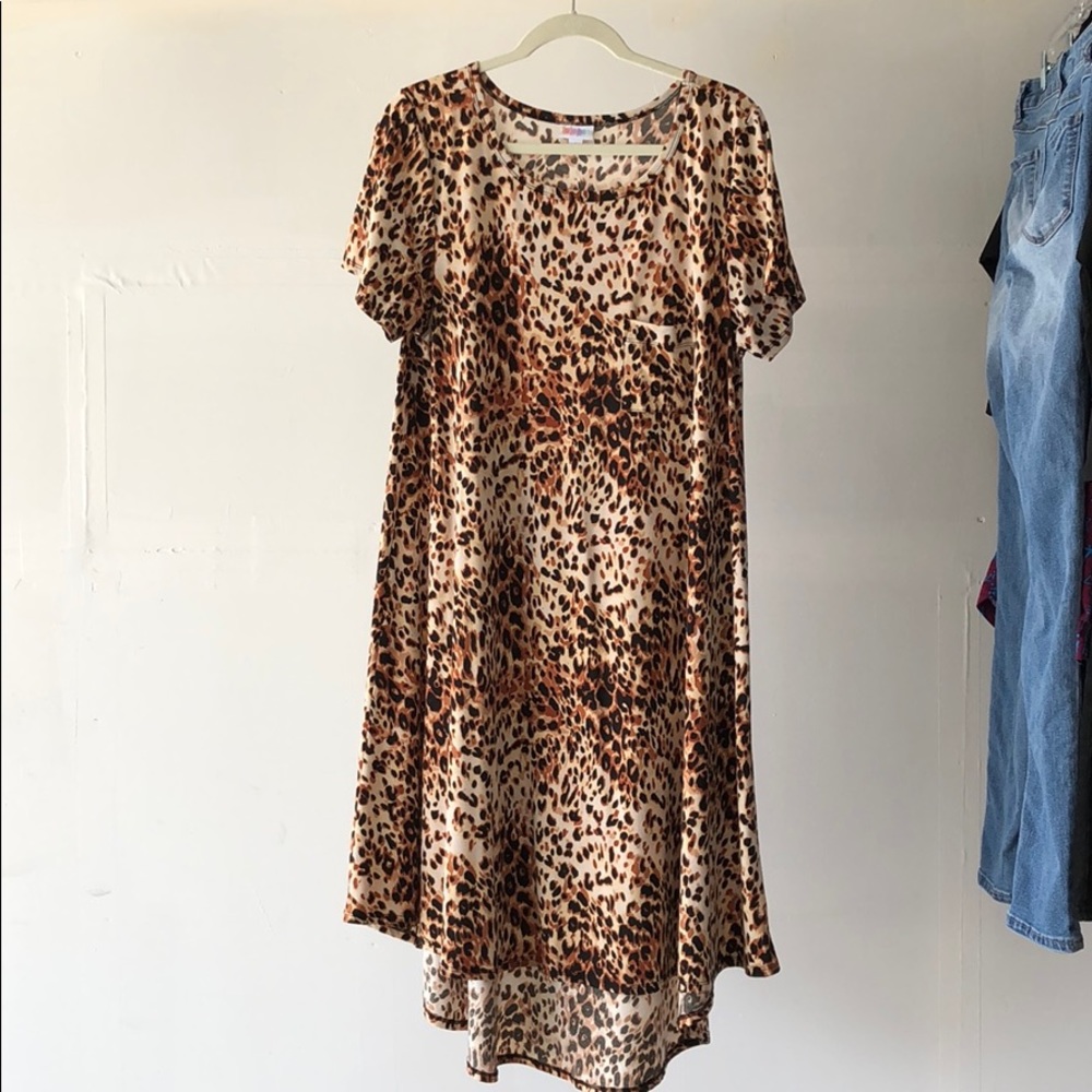 Lularoe Carly UNICORN Cheetah/ leopard print